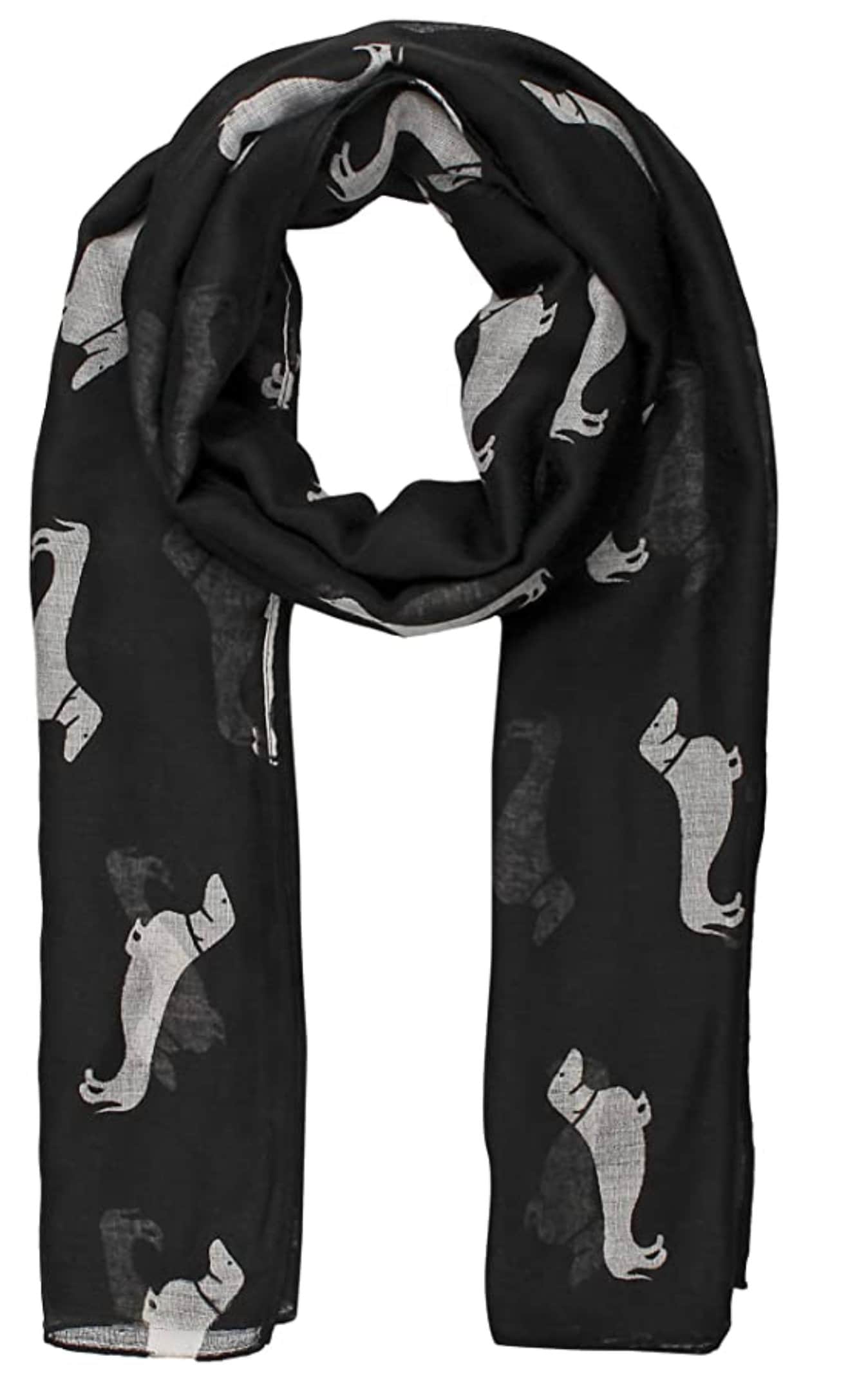 Dachshund Sausage Dog Print Women's Ladies Girls Scarf Shawl Wrap Oversize Gift