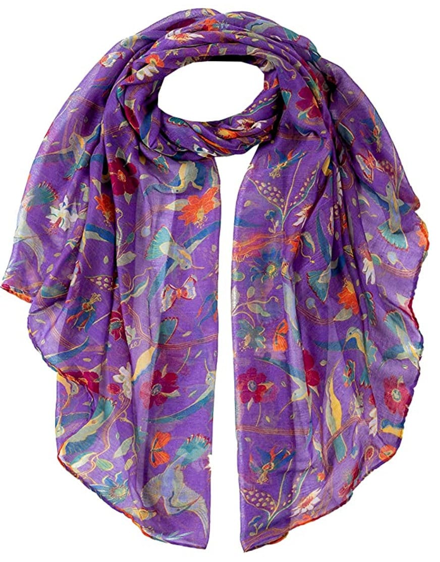 Birds Design Ideal Gift Girls Women Ladies Scarf Scarves Wrap Shawl