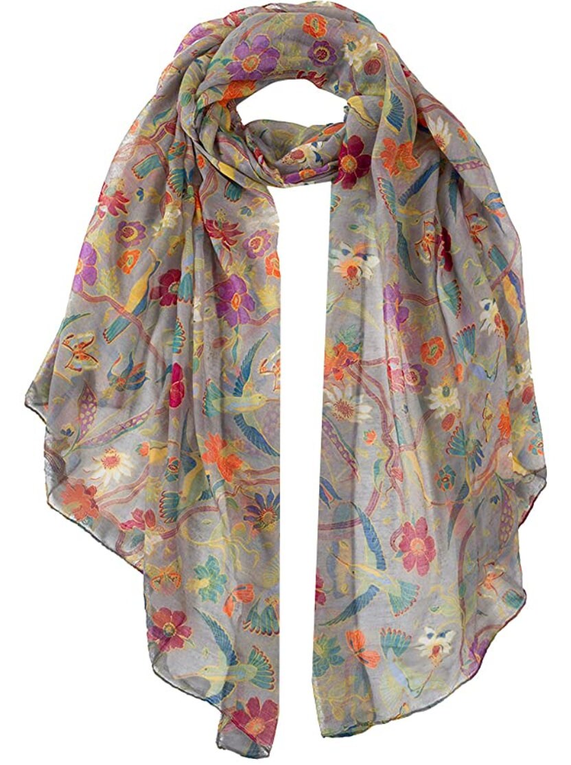 Birds Design Ideal Gift Girls Women Ladies Scarf Scarves Wrap Shawl