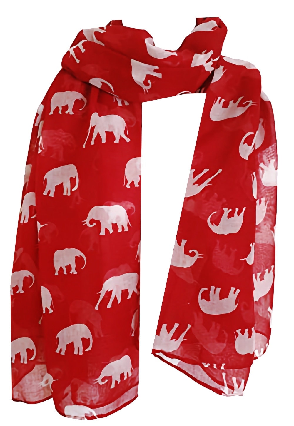 Ladies Womens Elephant Print Scarf Wraps Shawl Soft Scarves Sarong