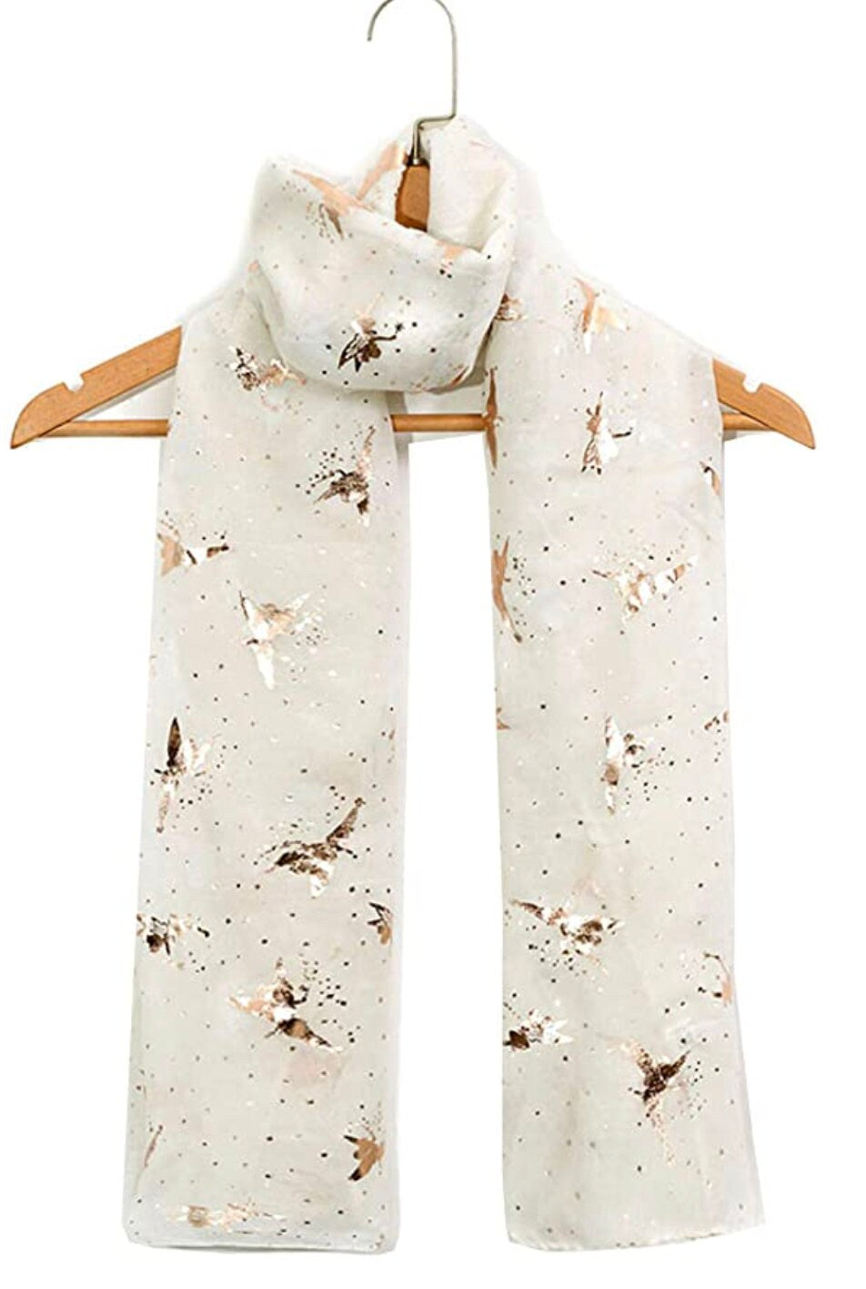 Celebrity Style Design Glitter Foil Fairy Scarf Wraps Shawl Soft Scarves Ideal Gift