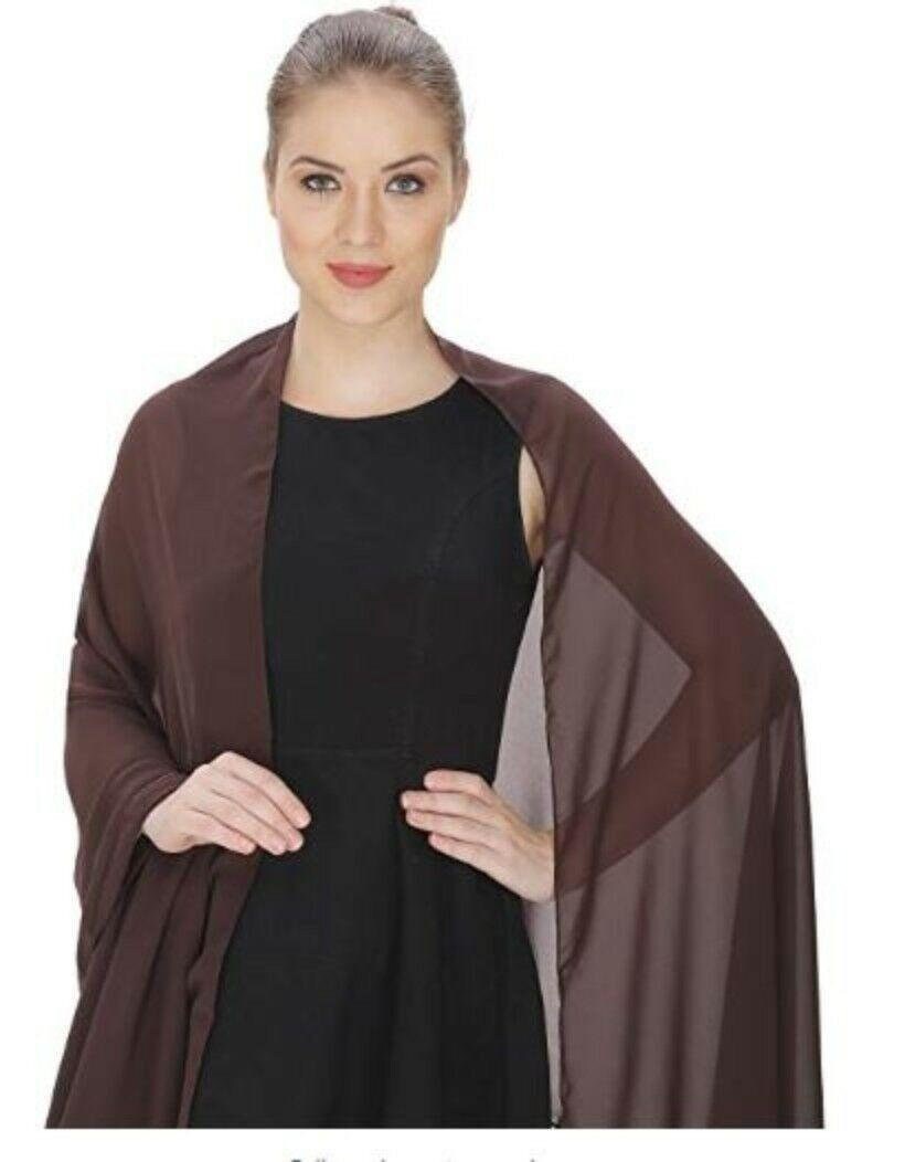 Wedding Prom Evening Bridesmaids Dress Elegant Chiffon Scarf Hijab Sarong Shawl