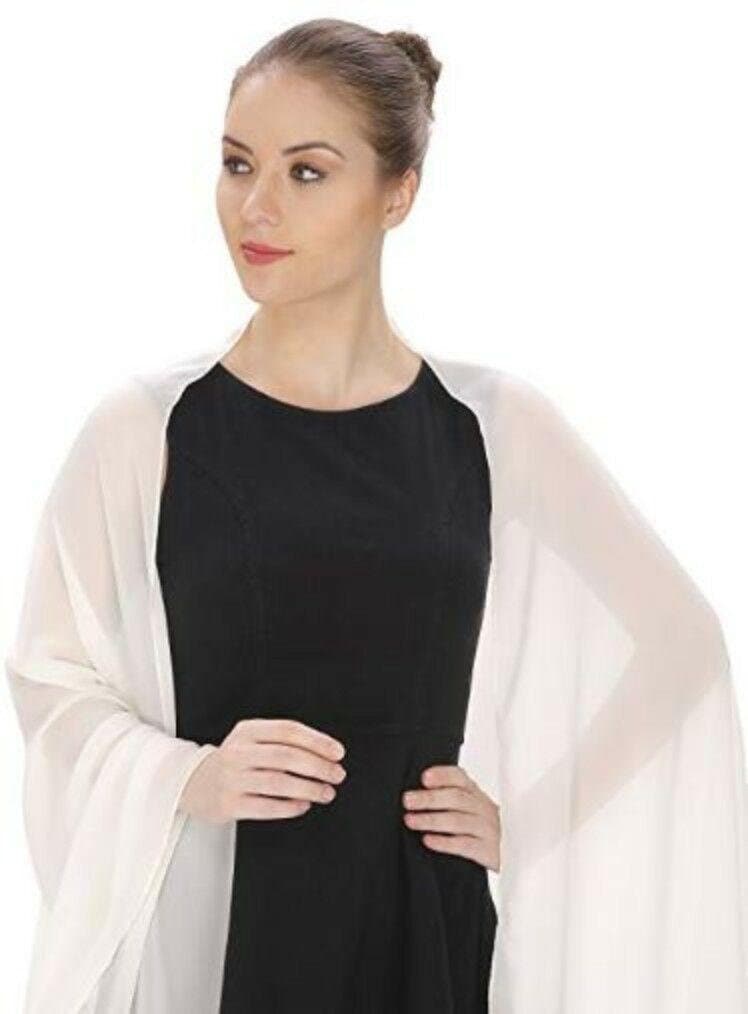 Wedding Prom Evening Bridesmaids Dress Elegant Chiffon Scarf Hijab Sarong Shawl