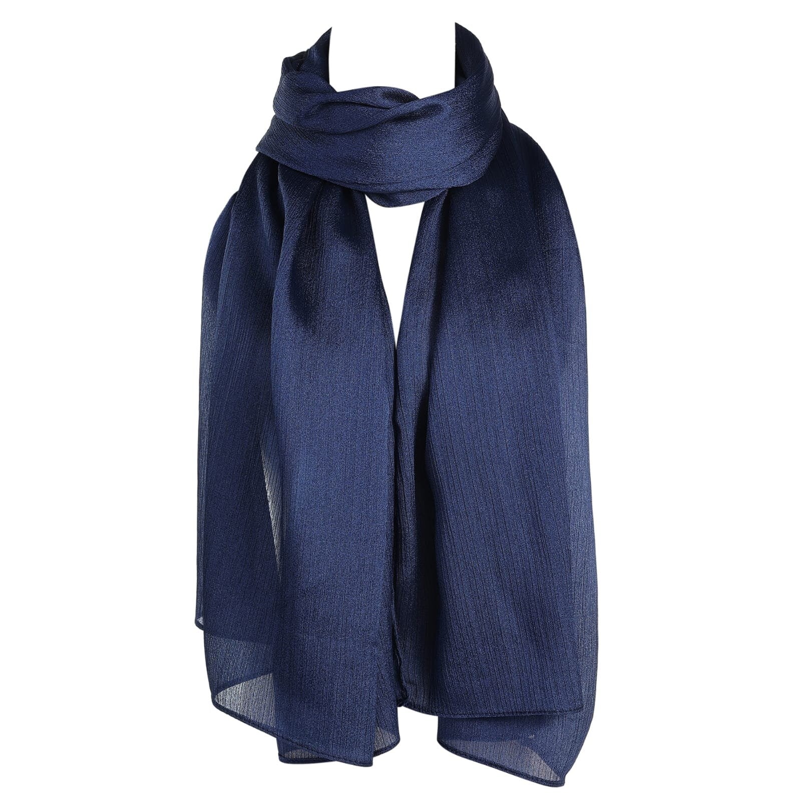 Premium Crinkle Soft Lush Silk Hijab Scarf Plain Wrap Stripe Satin Luxe Soft Luxury