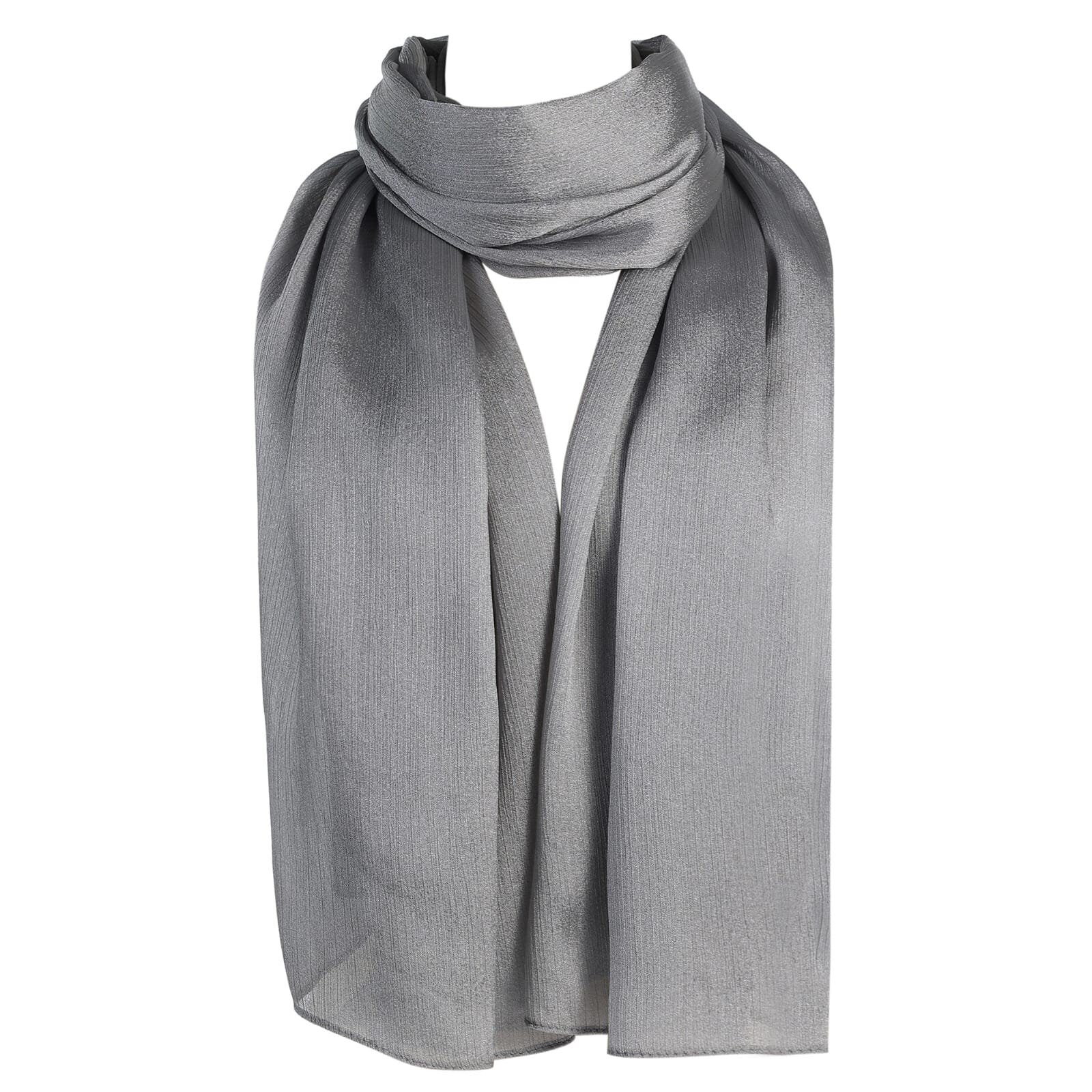 Premium Crinkle Soft Lush Silk Hijab Scarf Plain Wrap Stripe Satin Luxe Soft Luxury