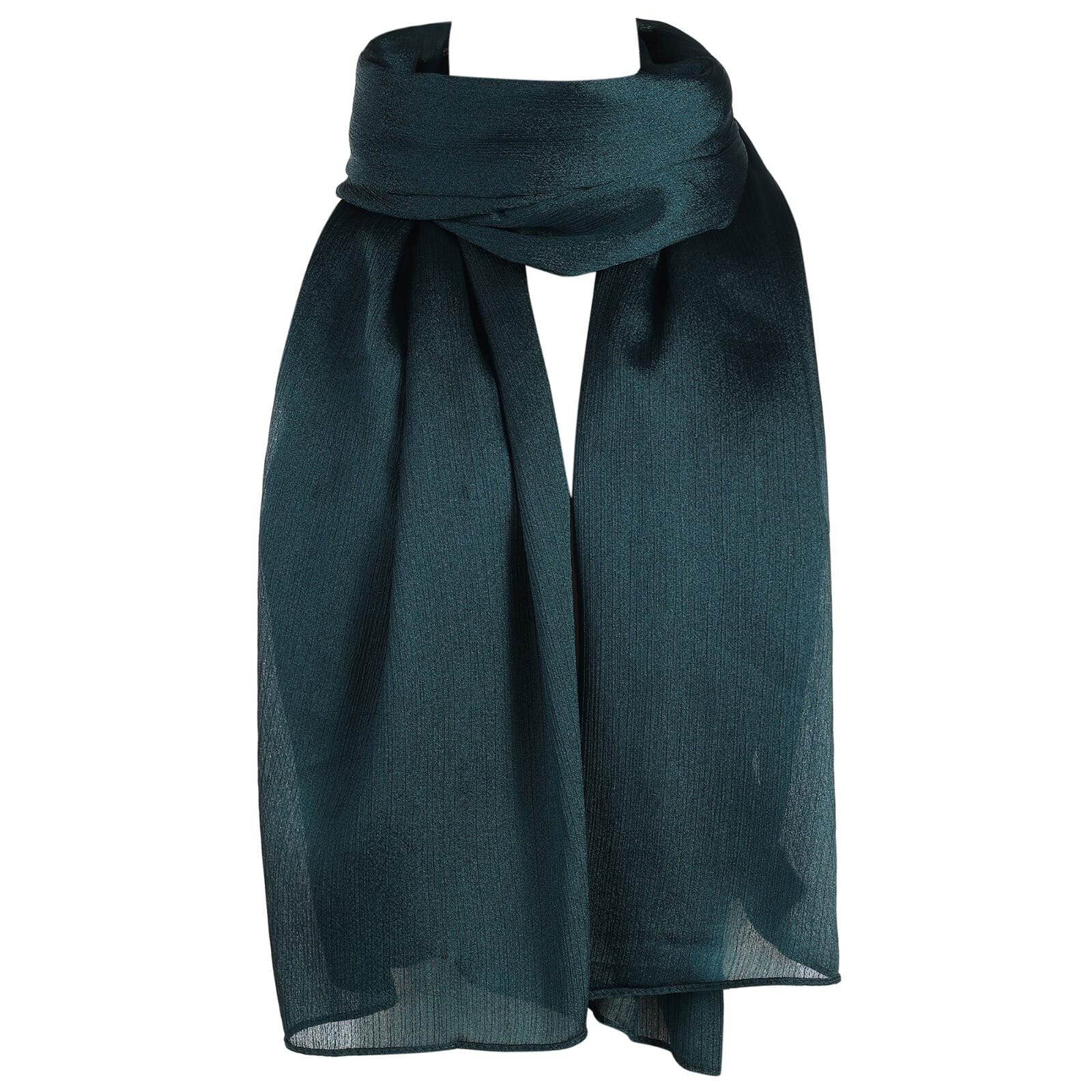 Premium Crinkle Soft Lush Silk Hijab Scarf Plain Wrap Stripe Satin Luxe Soft Luxury