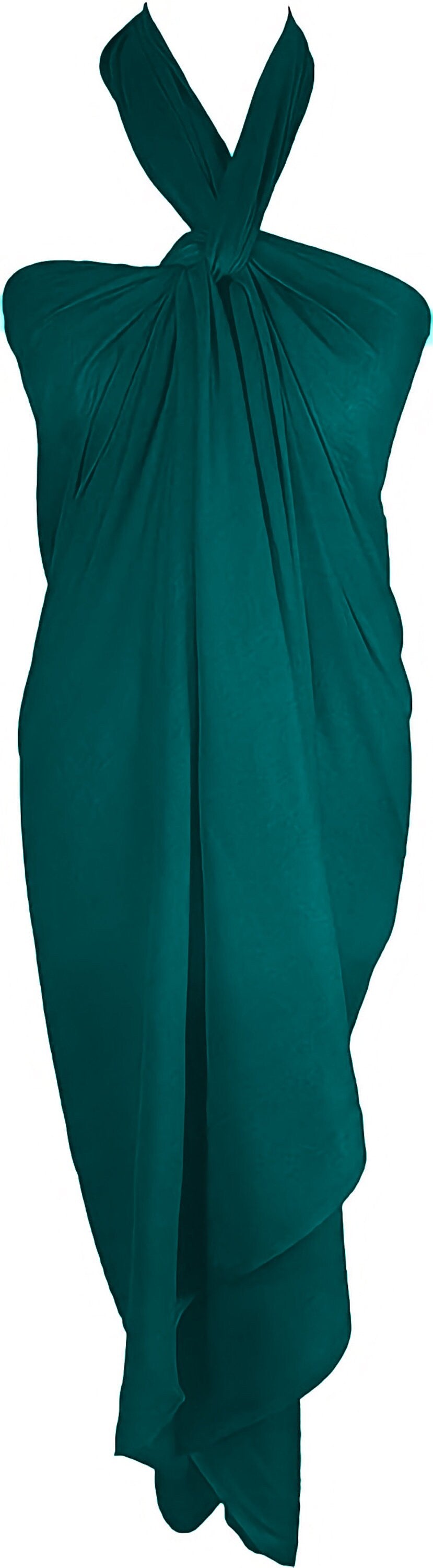 Cotton Plain Sarong Coverup Wrap Scarf