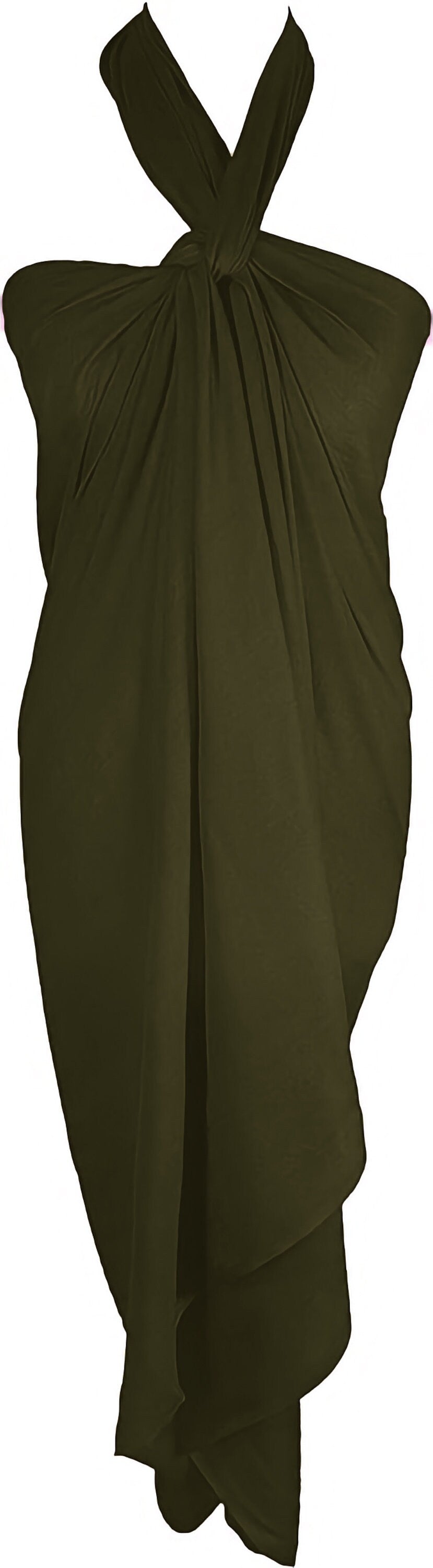 Cotton Plain Sarong Coverup Wrap Scarf