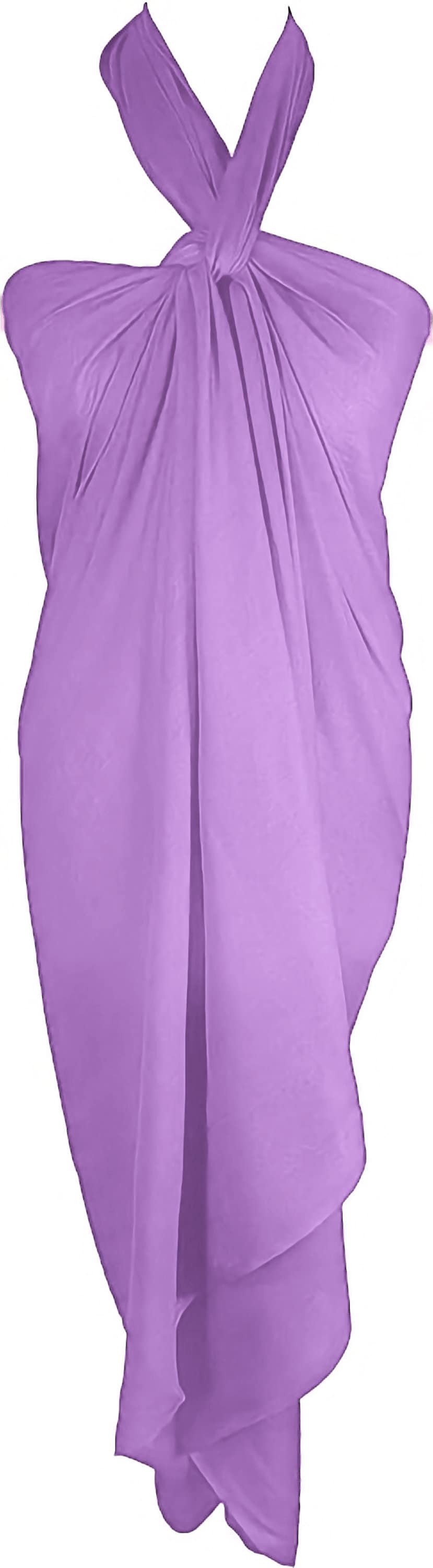 Cotton Plain Sarong Coverup Wrap Scarf