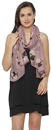 Pug Dog print Scarf Wrap Shawl Soft Ladies Girls