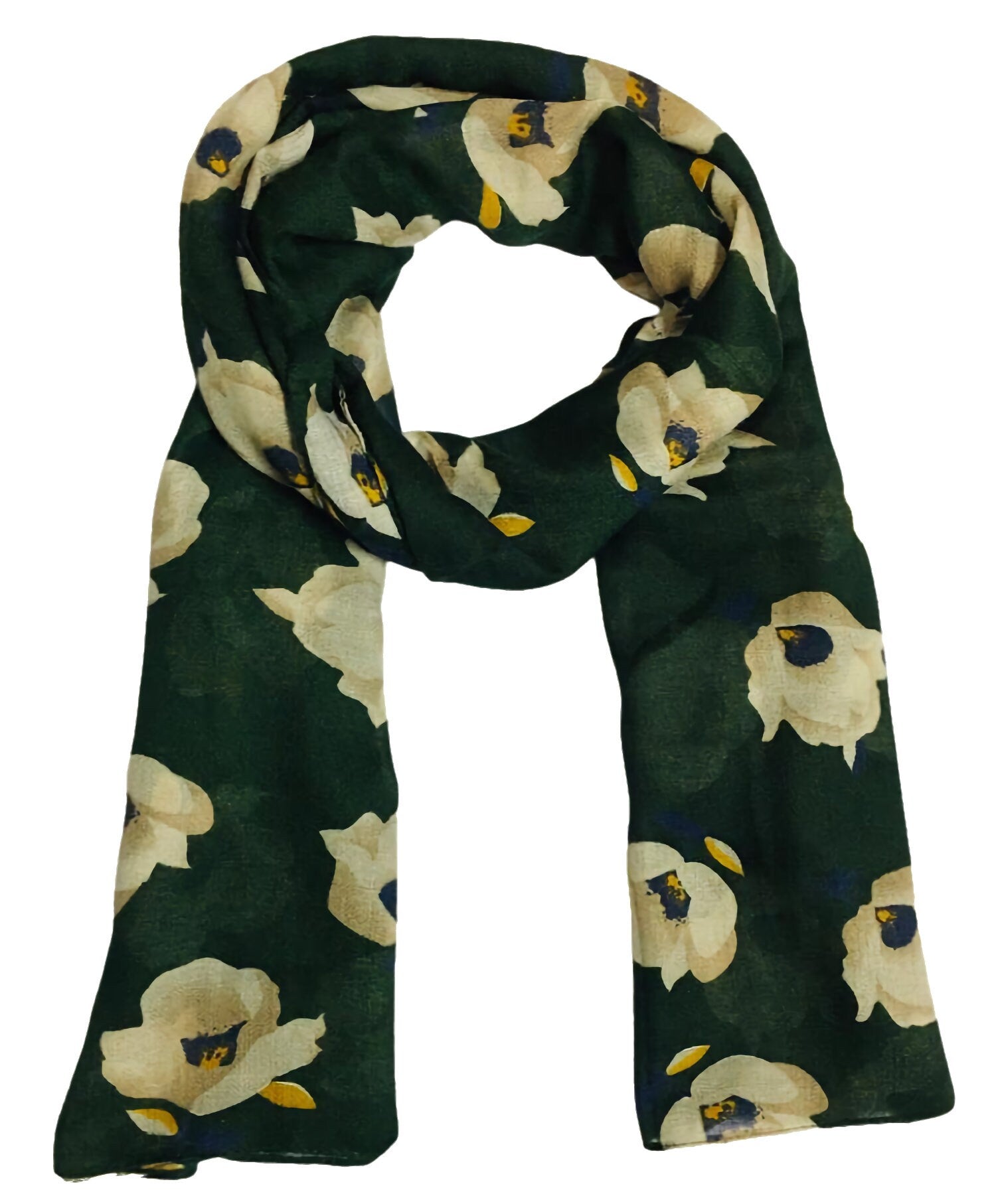 Floral Design Ladies Scarf Wrap Shawl