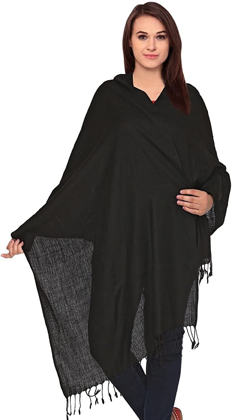 Luxurious Wool Silk Pashmina Shawl Wrap Scarf Elegant and Exclusive Remarkably Soft, Warm & Very Lightweight Fashionable  Stylish