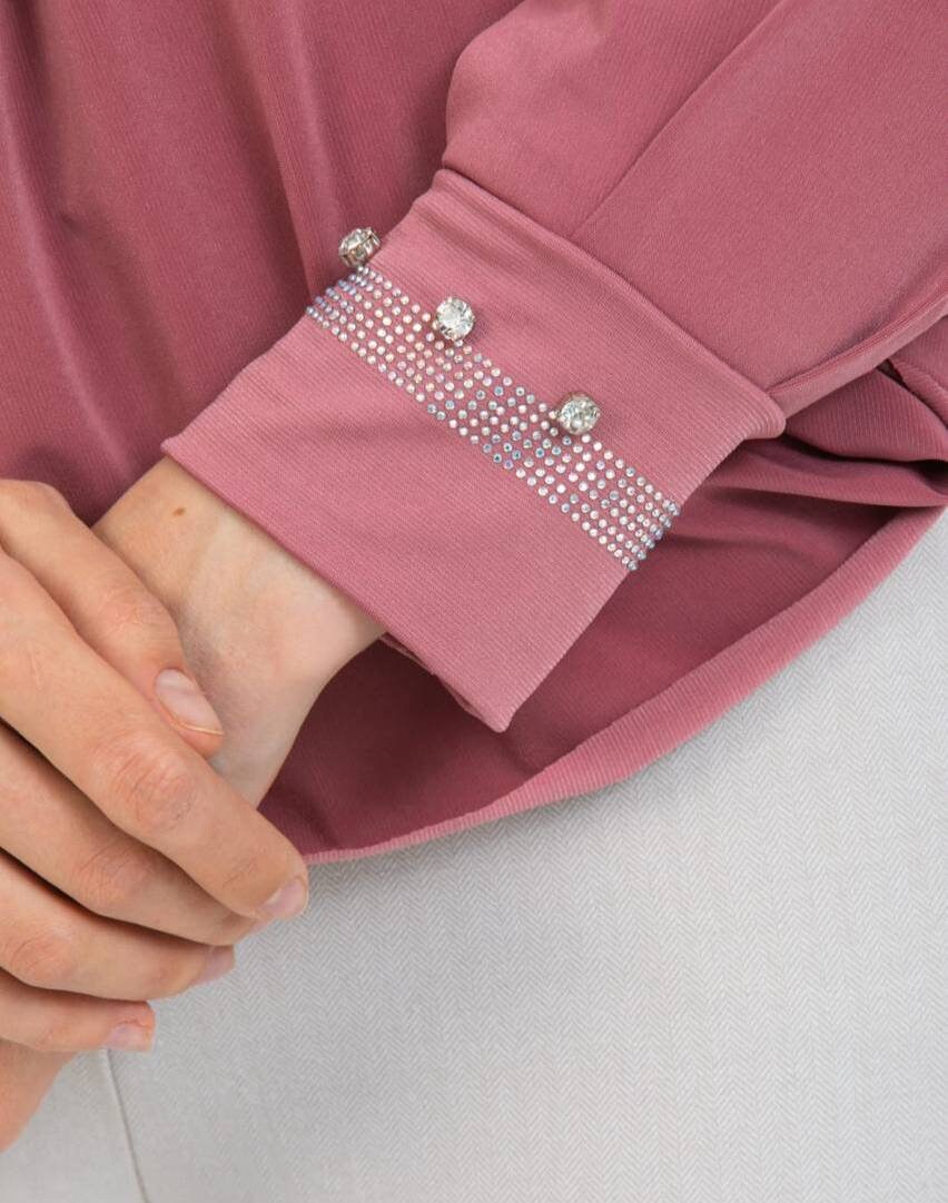 Modern Instant Ready Scarf Hijab Cape Embellished with Exquisite Pearls on Neckline and Sleeves Premium Quality Jersey Ramadan Eid Wedding