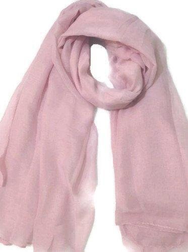 Beautiful Plain Baby Pink Big Large Oversize Maxi Scarf Soft Fabric Scarf Wrap Shawl Scarves
