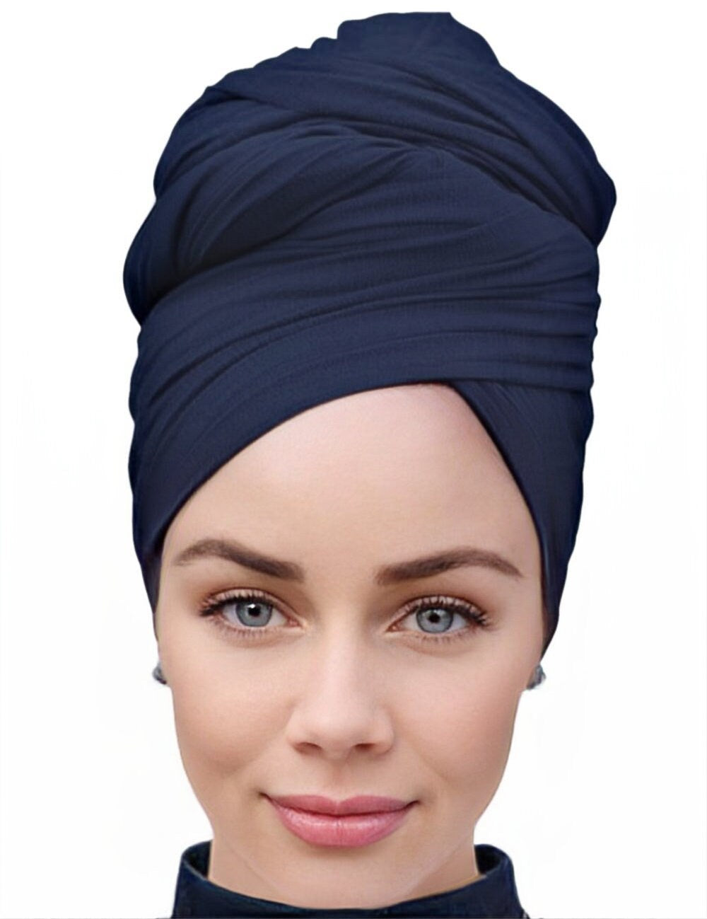 Head Wrap for Women Long Stretch Jersey Head Scarf Summer Breathable Lightweight,  One Scarf And Many Use Hijab, Wrap, Shawl, Turban, Scarf