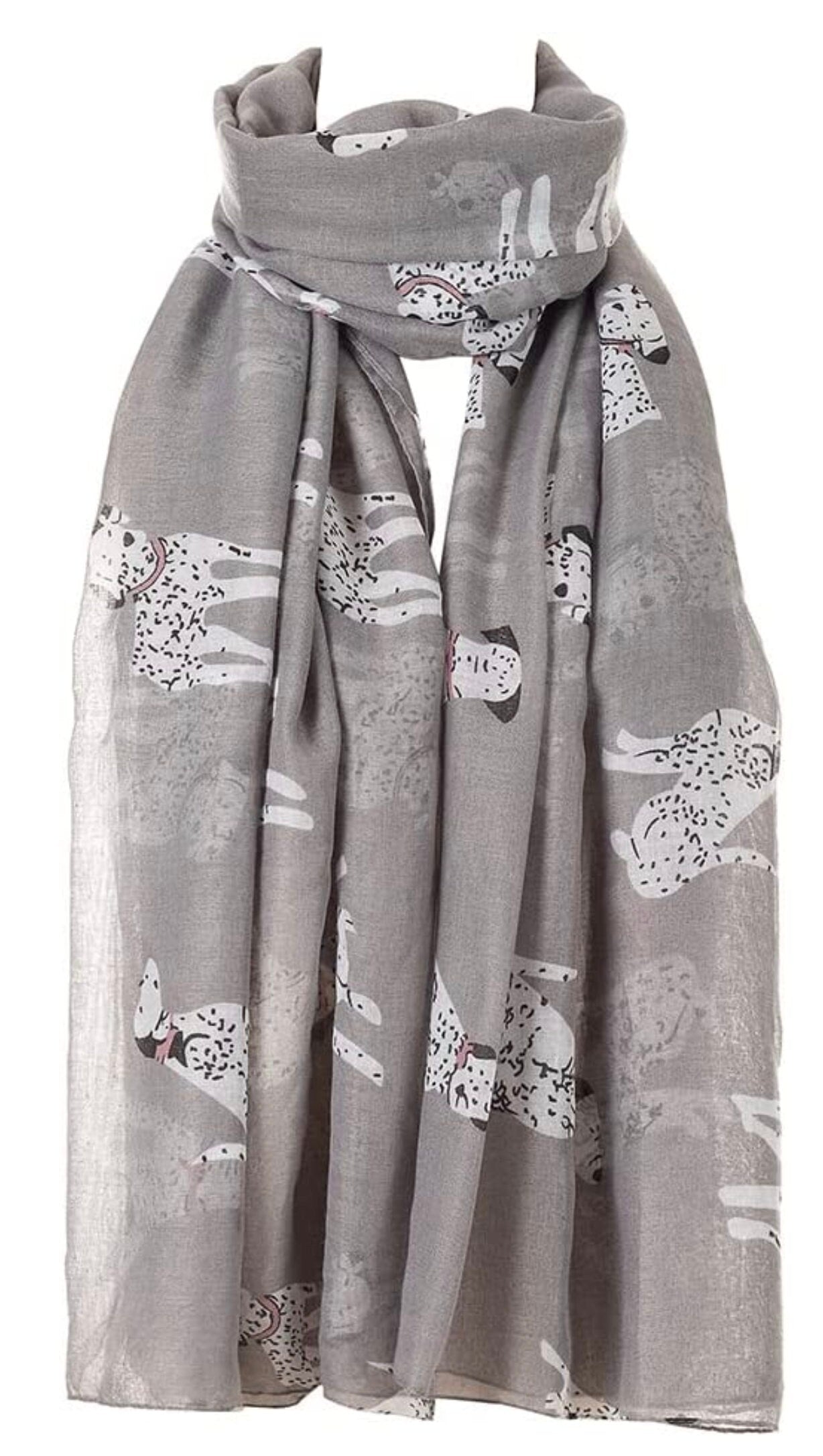 Dalmatian Dog Scarf Wrap Shawl Soft Fashion London